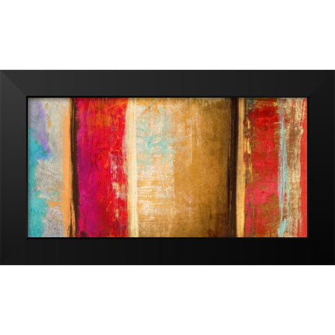 Juillet Black Modern Wood Framed Art Print by Baron, Alphonse
