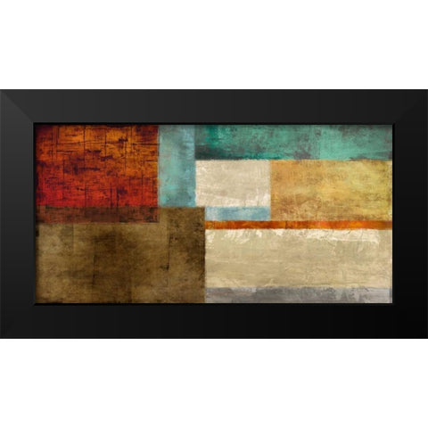 The Forest Black Modern Wood Framed Art Print by Baron, Alphonse