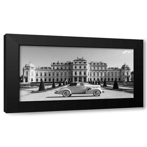 At Belvedere Palace, Vienna Black Modern Wood Framed Art Print by Gasoline Images