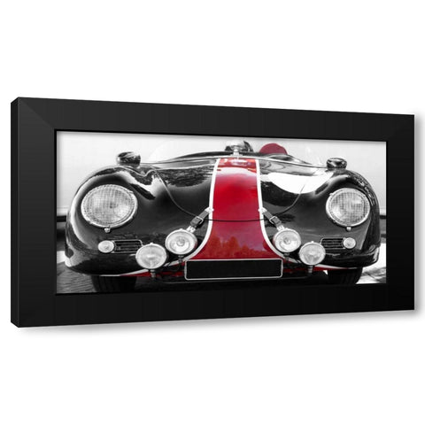 Roaring Bullet Black Modern Wood Framed Art Print by Gasoline Images