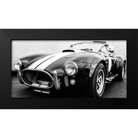 Black Cobra Black Modern Wood Framed Art Print by Gasoline Images