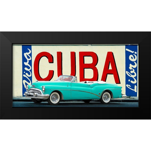 Cuba Libre, Havana Black Modern Wood Framed Art Print by Gasoline Images