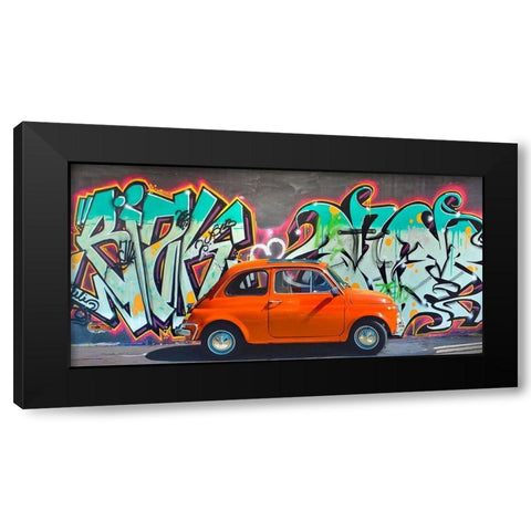 Iconic street art II Black Modern Wood Framed Art Print by Gasoline Images