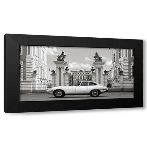 Princess at the Palace Black Modern Wood Framed Art Print by Gasoline Images
