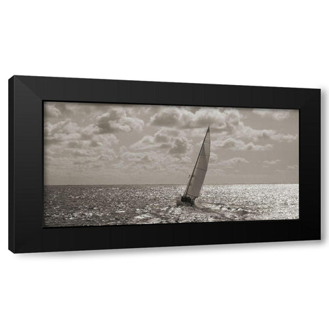 Sailing (detail) Black Modern Wood Framed Art Print by Pangea Images