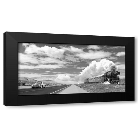 Interstate 59 - detail Black Modern Wood Framed Art Print by Gasoline Images