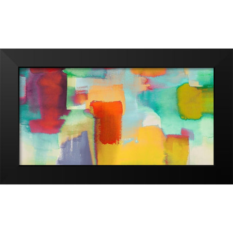 Colors of nature Black Modern Wood Framed Art Print by Asia, Rivieri