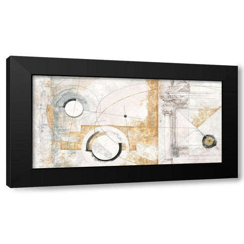 Vestigia Black Modern Wood Framed Art Print with Double Matting by Armenti, Arturo