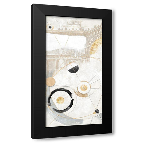 Equilibrio Black Modern Wood Framed Art Print with Double Matting by Arturo, Armenti