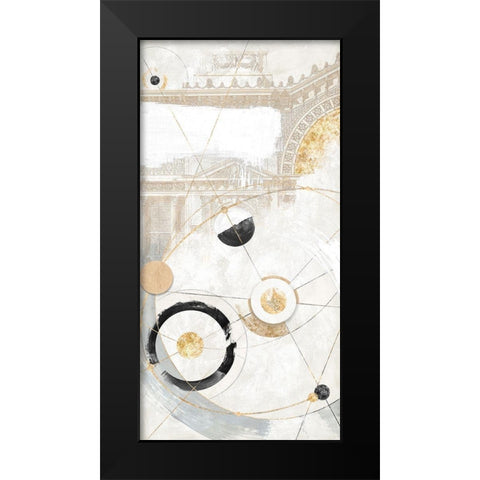 Equilibrio Black Modern Wood Framed Art Print by Arturo, Armenti