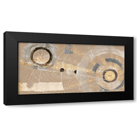 Orbita solare Black Modern Wood Framed Art Print by Armenti, Arturo