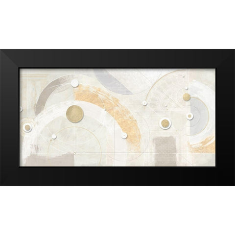 Corpi gravitazionali Black Modern Wood Framed Art Print by Armenti, Arturo