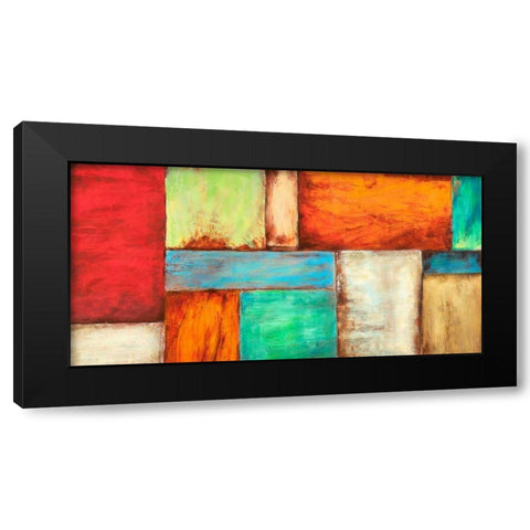 Colors of the Desert Black Modern Wood Framed Art Print by Munson, Anne