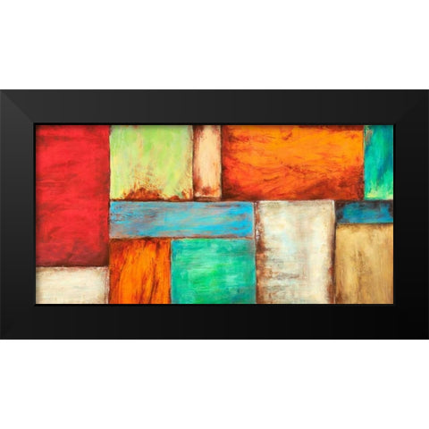 Colors of the Desert Black Modern Wood Framed Art Print by Munson, Anne