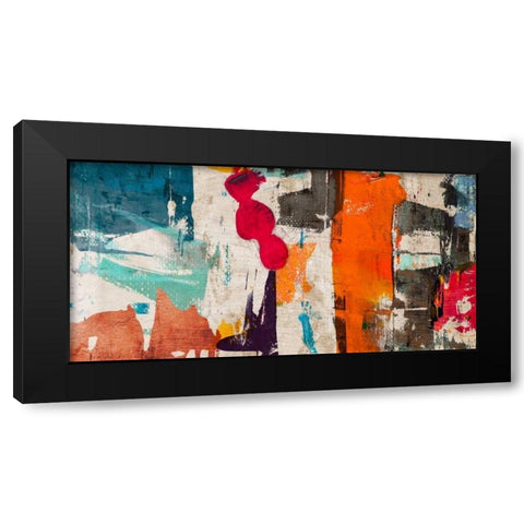 Colors Royale Black Modern Wood Framed Art Print with Double Matting by Munson, Anne