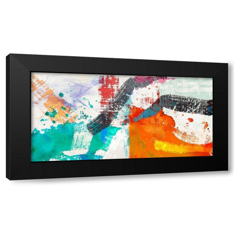 Blinking Black Modern Wood Framed Art Print with Double Matting by Anne, Munson