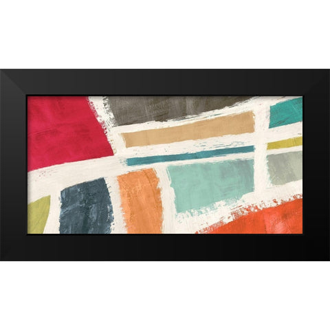 The Sands Black Modern Wood Framed Art Print by Anne, Munson