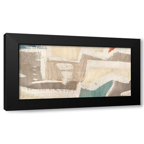 Subdued Choreography Black Modern Wood Framed Art Print with Double Matting by Munson, Anne