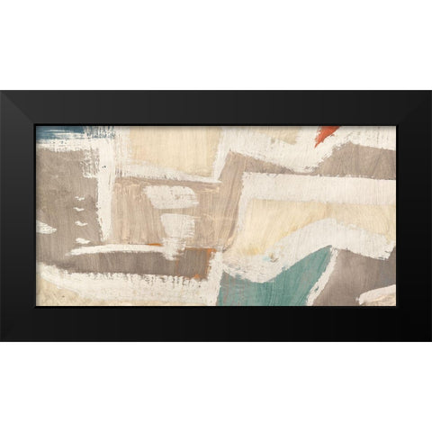 Subdued Choreography Black Modern Wood Framed Art Print by Munson, Anne