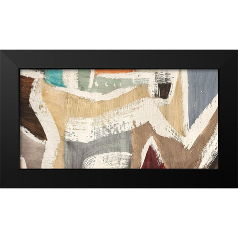 Comfort Zone Variation Black Modern Wood Framed Art Print by Munson, Anne