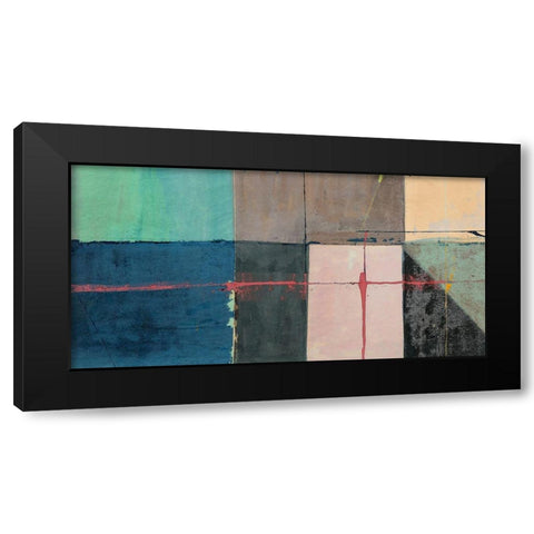 Collective Spirit (detail) Black Modern Wood Framed Art Print with Double Matting by Munson, Anne