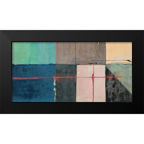 Collective Spirit (detail) Black Modern Wood Framed Art Print by Munson, Anne