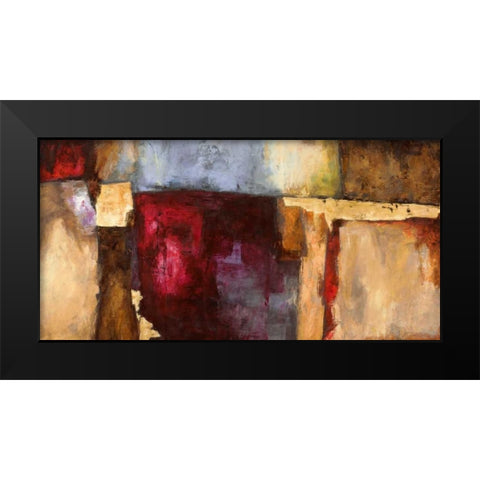 Rosso fiorentino Black Modern Wood Framed Art Print by Bacci, Leonardo