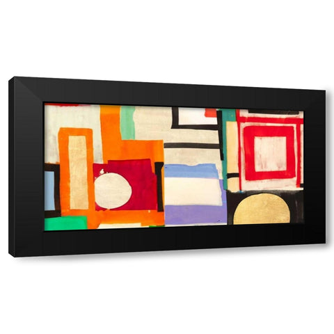 Ships Sailing Quietly Black Modern Wood Framed Art Print with Double Matting by Bacci, Leonardo