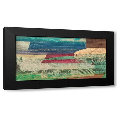 Early Morning on the Enchanted Lagoon Black Modern Wood Framed Art Print with Double Matting by Leonardo, Bacci