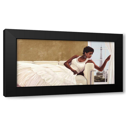 Interieur parisien Black Modern Wood Framed Art Print by Benson, Pierre