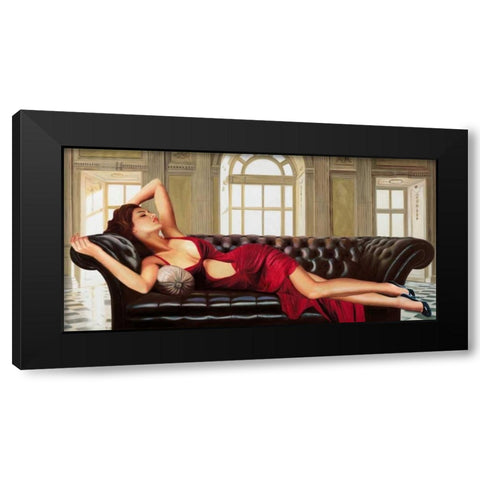Divine Black Modern Wood Framed Art Print by Benson, Pierre