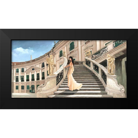 Grand Palais Black Modern Wood Framed Art Print by Benson, Pierre