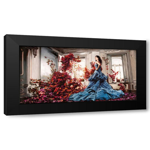 Kind of Magic Black Modern Wood Framed Art Print by Benson, Pierre