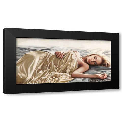 Sleeping Beauty Black Modern Wood Framed Art Print by Benson, Pierre