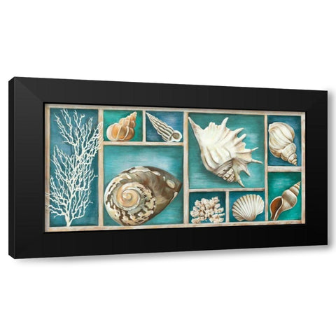 Collection of Memories Black Modern Wood Framed Art Print by Broome, Ted