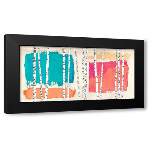 Minimal Nature II Black Modern Wood Framed Art Print with Double Matting by Viola, Bertel