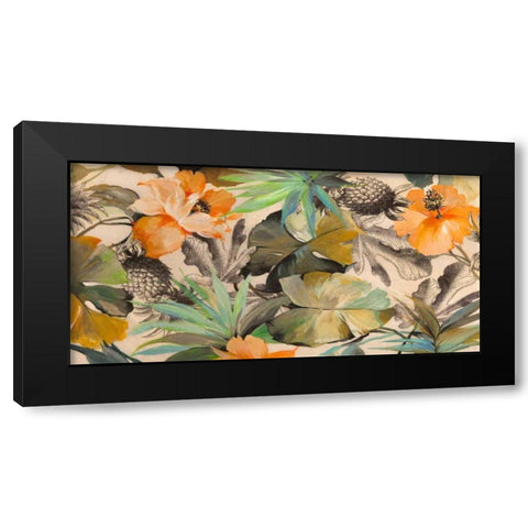 Wild Ibiscus Black Modern Wood Framed Art Print with Double Matting by Grant, Eve C.