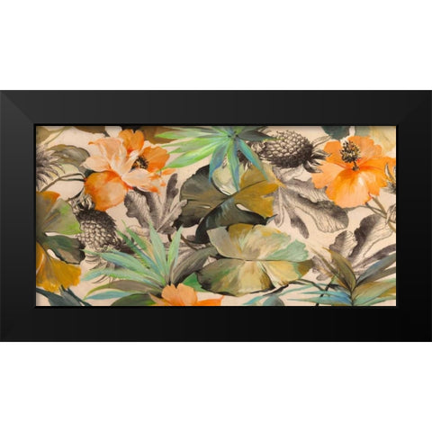 Wild Ibiscus Black Modern Wood Framed Art Print by Grant, Eve C.