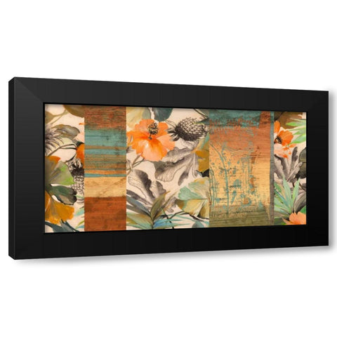 Jungle II Black Modern Wood Framed Art Print with Double Matting by Grant, Eve C.
