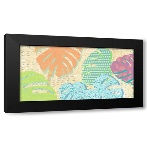 Leaves DÃ©cor Black Modern Wood Framed Art Print by Grant, Eve C.