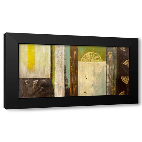 Talismano Black Modern Wood Framed Art Print with Double Matting by Simoncelli, Charaka