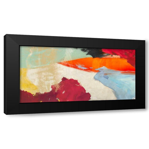 Sha-Zaam Black Modern Wood Framed Art Print by Olin, Chaz
