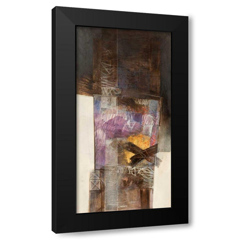 Senza titolo Black Modern Wood Framed Art Print with Double Matting by Censini