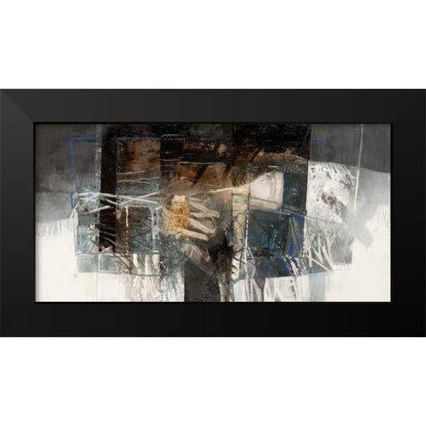 La valle dai riflessi di creta Black Modern Wood Framed Art Print by Censini