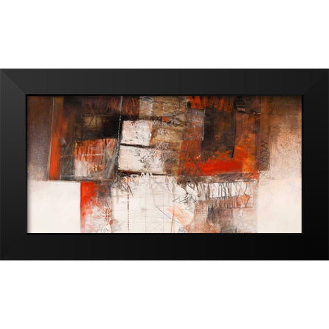 Attese Black Modern Wood Framed Art Print by Censini, Giuliano