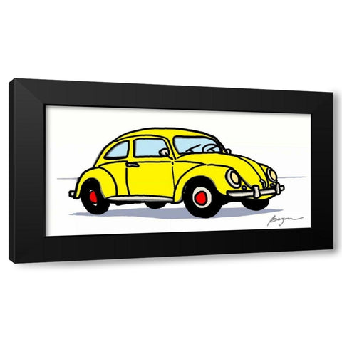 Fantasticar Black Modern Wood Framed Art Print by Beyon, Carlos