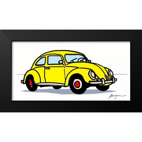 Fantasticar Black Modern Wood Framed Art Print by Beyon, Carlos