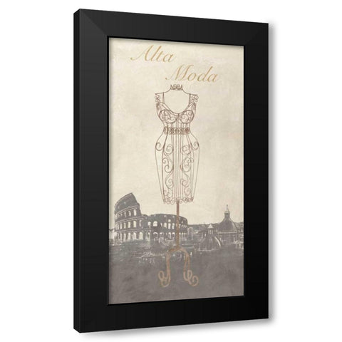 Alta Moda Black Modern Wood Framed Art Print by Dellal, Remy