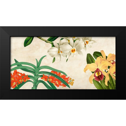 Panneau Botanique III Black Modern Wood Framed Art Print by Dellal, Remy