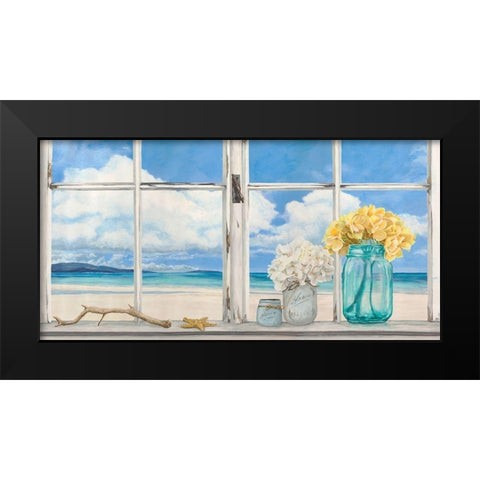 Atlantique Black Modern Wood Framed Art Print by Dellal, Remy